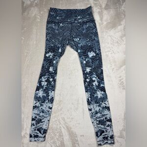 Lululemon Align Pant 28” *Engineered Indigo Lace Starlight Multi Blue Leggings 8